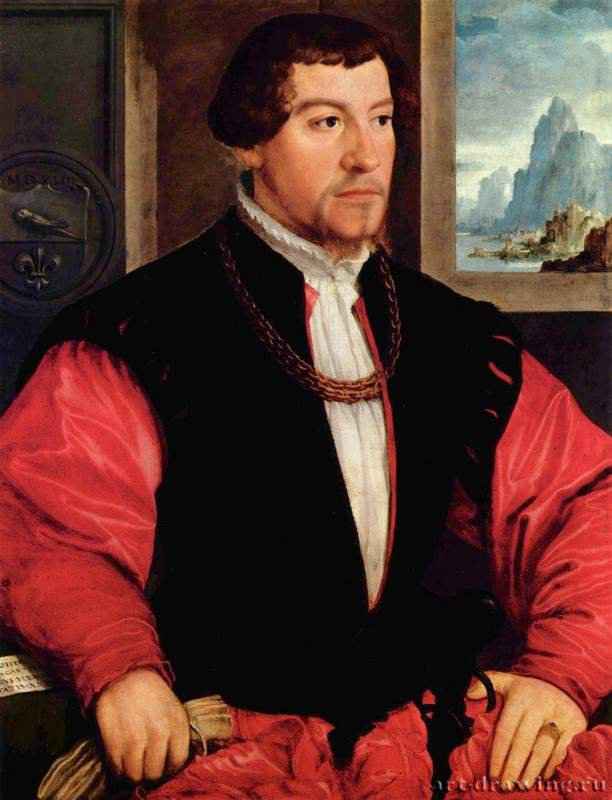 Портрет Кристофа Баумгартнера. 1543 - Portrait of Christoph Baumgartner. 1543
84 x 63 смДерево, маслоВозрождениеГерманияВена. Художественно-исторический музей