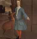 Портрет Джона Кортлэнда. 1731 * - Portrait of John Kortlenda. 1731 *145 x 104 смХолст, маслоРококоСШАНью-Йорк. Музей БруклинаГудзонская школа