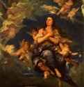 Восхищение св. Магдалины. 1660-1670 - 205 x 163 см Холст Барокко Испания Мадрид. Прадо
