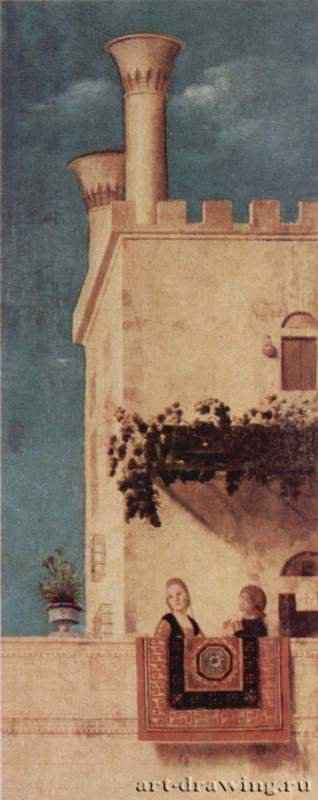 Св. Себастьян. Деталь. 1476 - St. Sebastian. Detail. 1476
Дерево, маслоВозрождениеИталияДрезден. Картинная галерея