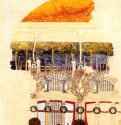 Эскиз внутренней отделки "Ротонды Чести" для Туринской выставки 1902 года, 1901. - Акварель. 55 x 43,8. Удине. Галерея современного искусства. Италия.