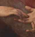 Гадалка. Деталь: руки (кража кольца) - 1594 *Холст, маслоБароккоИталияПариж. ЛуврЗаказчик: кардинал Франческо Мария дель Монте