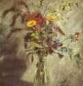 Цветы в стеклянной вазе Этюд - 1814 *50,3 x 33 смКартон, маслоРомантизмВеликобританияЛондон. Музей Виктории и Альберта