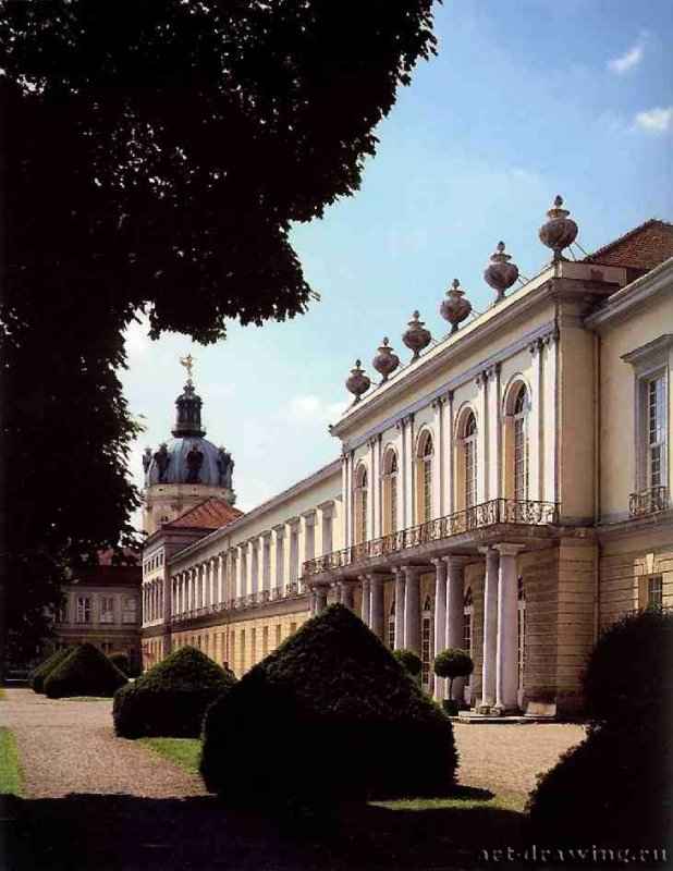 Кнобельсдорф, Георг Венцеслаус фон: Дворец. Восточное крыло, 1740. Берлин. Шарлоттенбург.