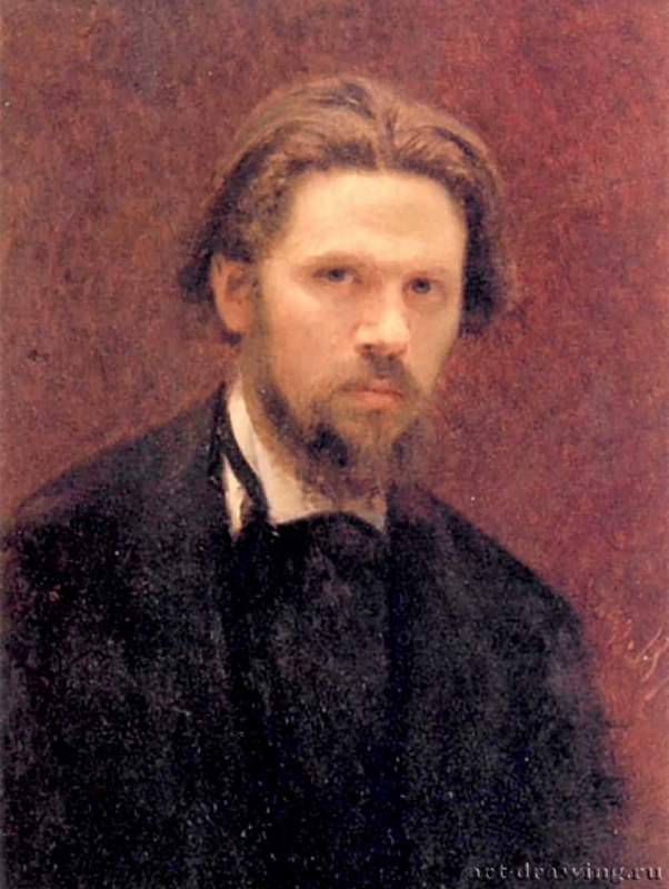 И. Н. Крамской: Автопортрет - 1874. Реализм. Россия. Москва.