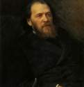Портрет Я. П. Полонского, 1875 г. - Холст, масло; 73,8 х 59,2 см. Государственная Третьяковская галерея. Москва. Россия.