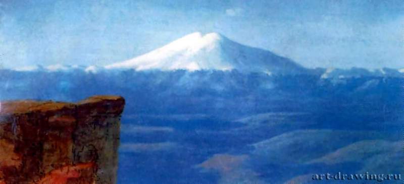 Эльбрус - 1889-190840,5 х 55 смХолст, маслоРеализмРоссияКурск. Курская областная картинная галерея