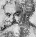 Голова мужчины. 1510-1515 - 112 x 79 мм. Мел на бумаге. Дрезден. Гравюрный кабинет Государственных художественных собраний. Германия.