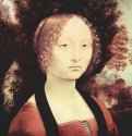 Портрет дамы (Джиневры Бенчи) - 1474-147642 x 37 смДерево, маслоВозрождениеИталияВашингтон. Национальная картинная галерея