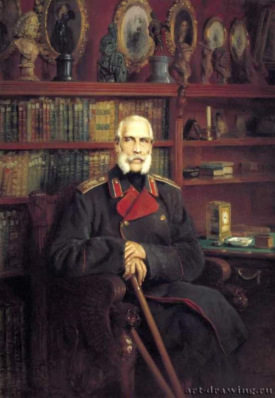 Портрет графа Сергея Георгиевича Строганова, 1882 г. - Холст, масло; 179 х 125 см. Государственный Русский музей. Санкт-Петербург. Россия.