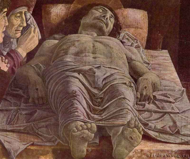 Мертвый Христос - 1490-150066 x 81 смДерево, темпераВозрождениеИталияМилан. Пинакотека Брера