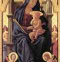 Полиптих для Санта Мария дель Кармине в Пизе, центральная часть. Мария с младенцем - 1426136 x 73 смДеревоВозрождениеИталияЛондон. Национальная галерея