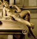 Гробница Лоренцо. Утро (символ быстротекущего времени). 1520 - Флоренция.