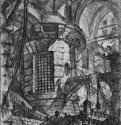 Серия "Тюрьмы", лист III. 1760 - 540 х 410 мм. Офорт. Париж. Национальная библиотека, Кабинет эстампов.
