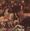 Видение св. Евстафия. 1436-1438 - 65 x 53 смДерево, темпераВозрождениеИталияЛондон. Национальная галерея