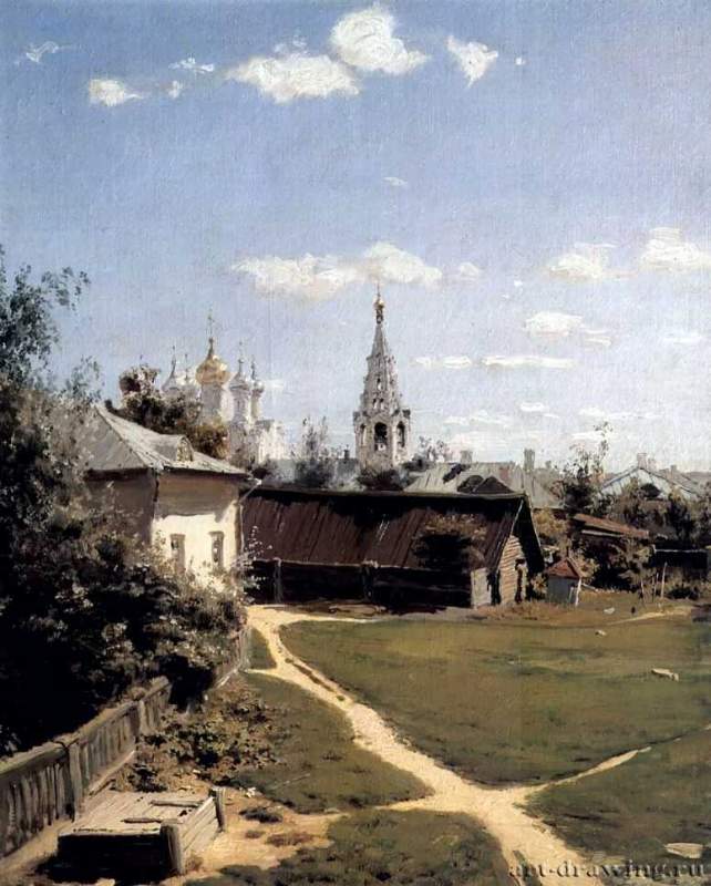 В. Д. Поленов: Московский дворик. 1877 г.