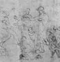 Бракосочетание Александра и Роксаны. 1517 - 139 х 184 мм. Перо на бумаге. Харлем. Музей Тейлера.