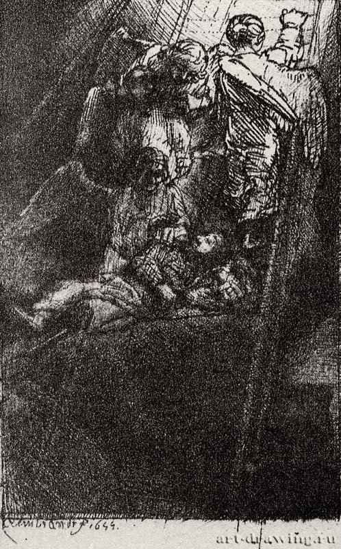 Иллюстрация к Piedro gloriosa (Славному камню) Менассе бен Израэля, Лестница Иакова. 1655 - Офорт 106 x 69 мм Собрание Я. де Брёйна