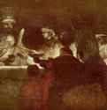 Заговор батавов. 1661-1662 - 196 x 309 см. Холст, масло. Барокко. Нидерланды (Голландия). Стокгольм. Национальный музей.