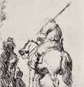 Всадник. 1632 - Офорт 81 x 59 мм Собрание Я. де Брёйна