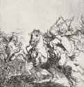Схватка всадников. 1633 - Офорт 104 x 79 мм Собрание Я. де Брёйна