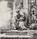 Возвращение блудного сына. 1636 - Офорт 158 x 137 мм Собрание Я. де Брёйна