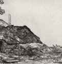 Хижина под большим деревом. 1641 - Офорт 126 x 320 мм Собрание Я. де Брёйна