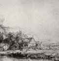 Пейзаж c пасущейся коровой. 1649 - Офорт 104 x 129 мм Собрание Я. де Брёйна