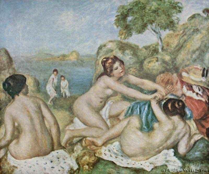 Купальщицы с крабом. 1897 - 54 x 65 смХолст, маслоИмпрессионизмФранцияКливленд (штат Огайо). Художественный музей