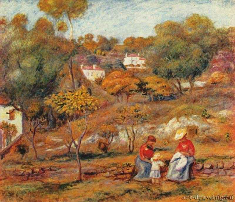 Пейзаж близ Каня. 1902 * - 50 x 65 смХолст, маслоИмпрессионизмФранцияПариж. Частное собрание