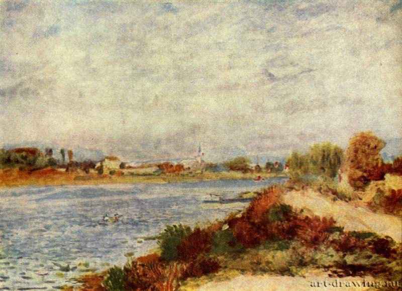 Сена близ Аржантея. 1873 * - 46,5 x 65 смХолст, маслоИмпрессионизмФранцияПариж. Музей Орсэ