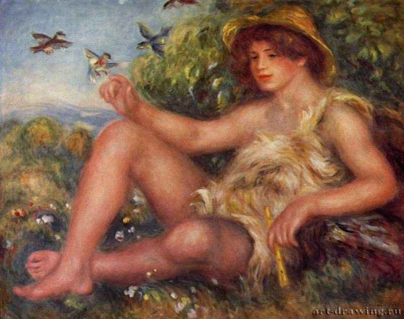 Портрет Александра Турнайссена в виде пастушка. 1911 - 75 x 93 смХолст, маслоИмпрессионизмФранцияПровиденс (штат Род-Айленд). Колледж оформительского искусства штата Род-Айленд, музей