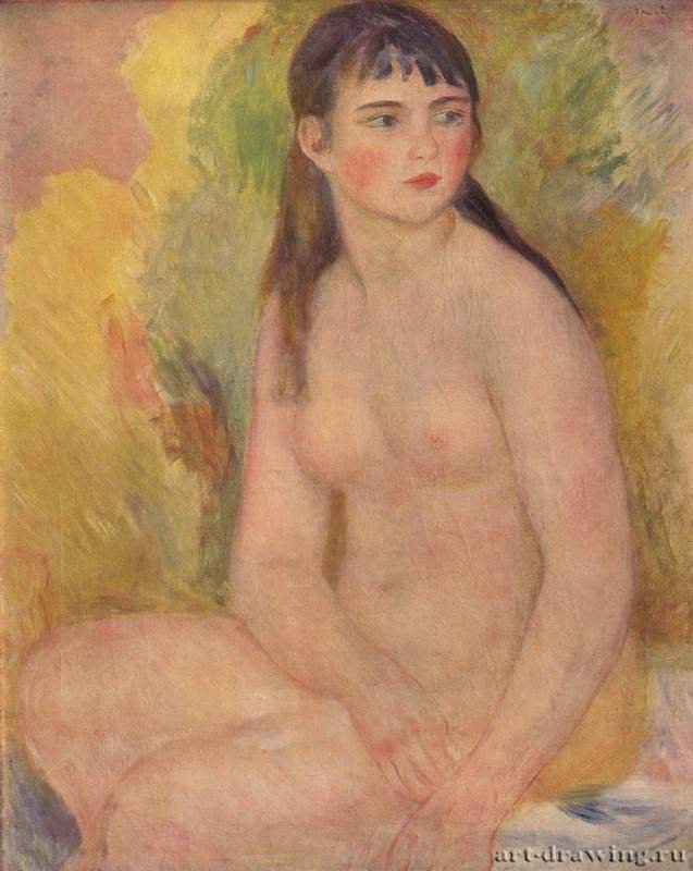 Обнаженная. 1880 - 80 x 65 смХолст, маслоИмпрессионизмФранцияПариж. Музей Родена