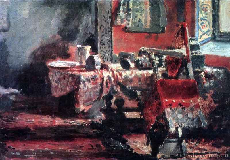 Интерьер. 1883 - Холст, маслоРеализмРоссия
