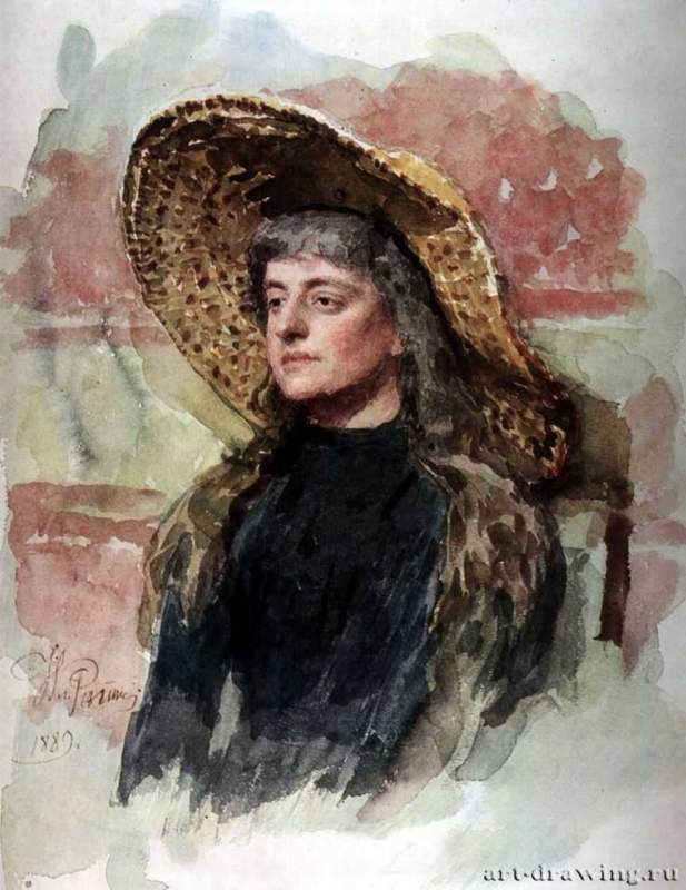 Портрет Елизаветы Званцевой. 1889 - РеализмРоссия