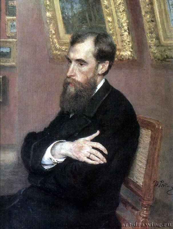 Портрет Павла Михайловича Третьякова. 1883 - 98 x 75,8 смХолст, маслоРеализмРоссияМосква. Государственная Третьяковская галерея