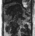 Охота на медведя (Набросок) 1889-1890 гг. - Бумага, тушь, карандаш; В свету 13,3 х 10,3 см. Музей Николая Рериха. Нью-Йорк, США.