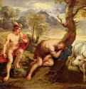 Меркурий и Аргус. 1635-1638 - 63 x 87,5 смДерево, маслоБароккоНидерланды (Фландрия)Дрезден. Картинная галерея