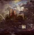 Еврейское кладбище. 1660 * - 42 x 89 смХолст, маслоБароккоНидерланды (Голландия)Детройт (штат Мичиган). Институт изящных искусств