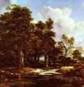Лесной пейзаж. 1660 * - 103 x 148 смХолст, маслоБароккоНидерланды (Голландия)Оксфорд. Вустер-Колледж