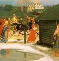 Свадебный поезд в Москве (XVII столетие), 1901 г. - Холст, масло; 90 х 206,5 см. Государственная Третьяковская галерея. Москва. Россия.
