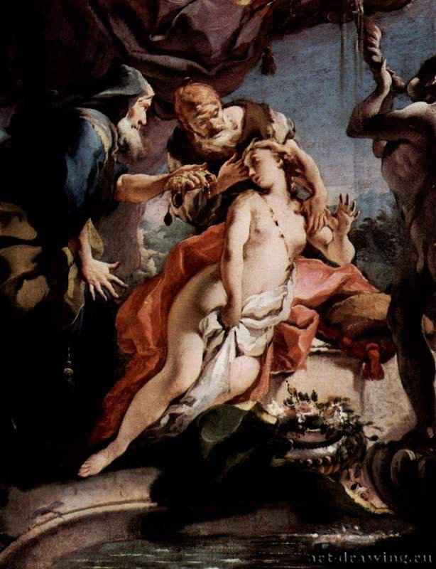 Сусанна и старцы. 1722-1723 - 56 x 43 смХолст, маслоРококоИталияХартфорд (штат Коннектикут). Атенеум Водсворта