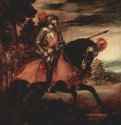 Император Карл V после сражения при Мюльберге 1548 - Тициан Вечелио: 332 x 279 см. Холст. Мадрид. Прадо.