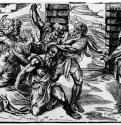 Пленение Самсона. 1540-1545 - Тициан Вечелио: Гравер - Больдрини, Николо. 310 х 503 мм. Ксилография. Берлин. Гравюрный кабинет.