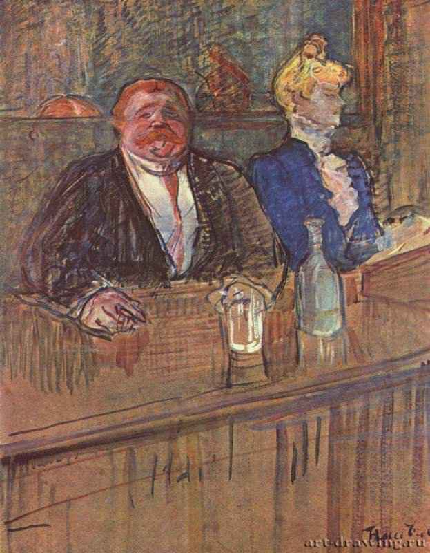 Бар. 1898 - 82 x 60 смМаслоПостимпрессионизмФранцияЦюрих. Кунстхаус