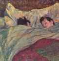 Две девушки в кровати. 1892 - 53 x 70 смМаслоПостимпрессионизмФранцияПариж. Музей Орсэ