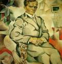 Портрет художника И. Ф. Колесникова, 1919 г.