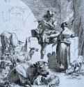 Пастух у колодца с пряхой. 1652 - Тушь, бумага, гравюра 26,2 x 20,9 Риксмузеум Амстердам