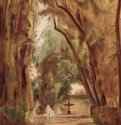В парке виллы Боргезе. 1830 * - 78 x 63 смХолст, маслоРомантизмГерманияБерлин. Старая Национальная галерея