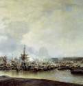Сражение при Гангуте 27 июля 1714 года, 1877 г. - Холст, масло. Россия.
